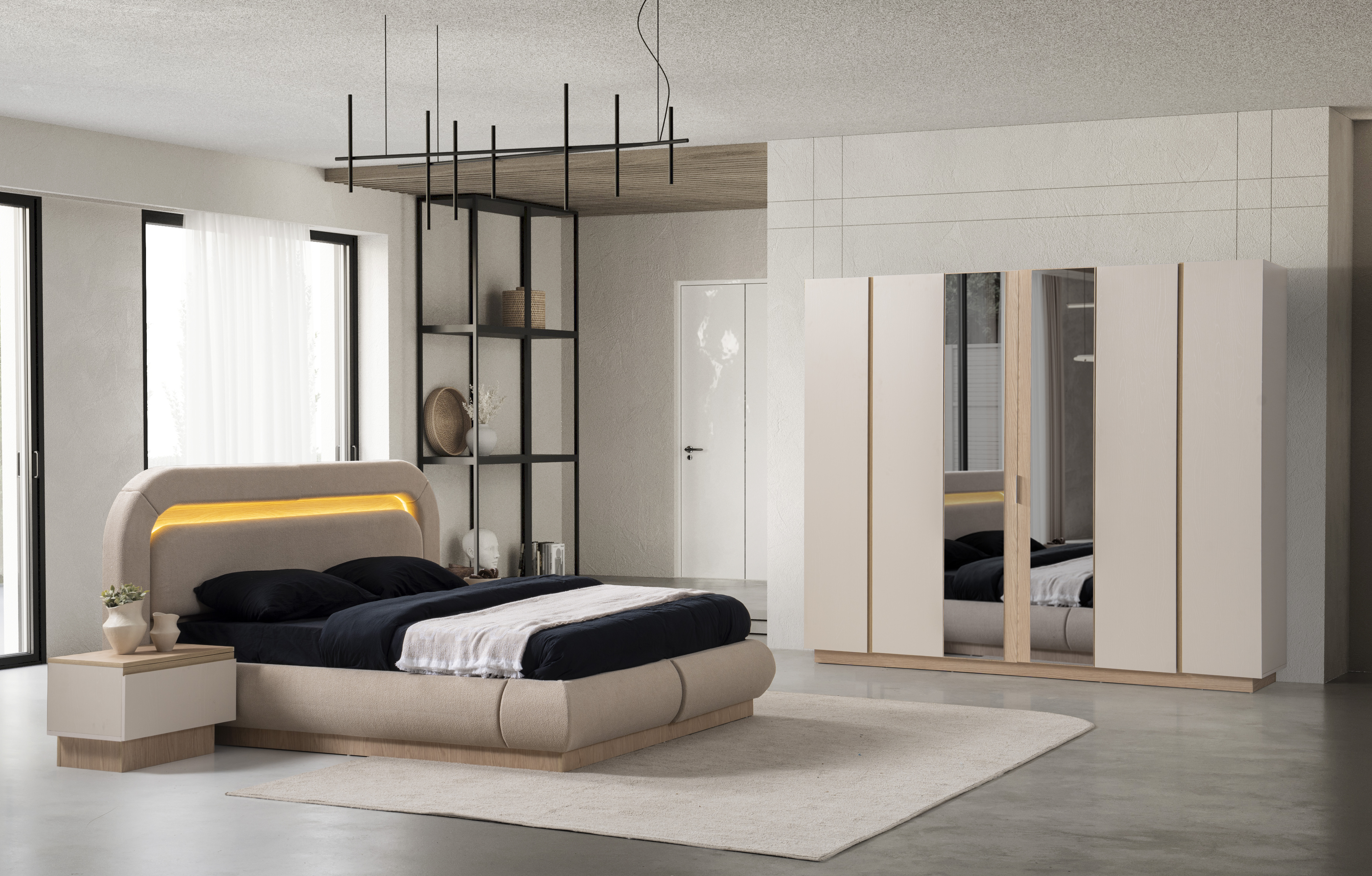 Loft Yatak Odası Tk